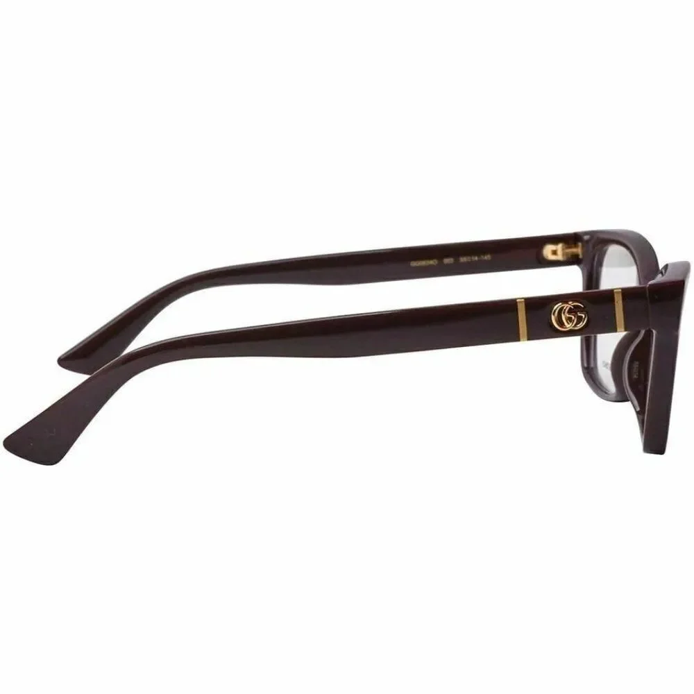 New Authentic Gucci Cat Eye Women's Eyeglasses Brown W/Demo Lens GG0634O 003 - Picture 2 of 3